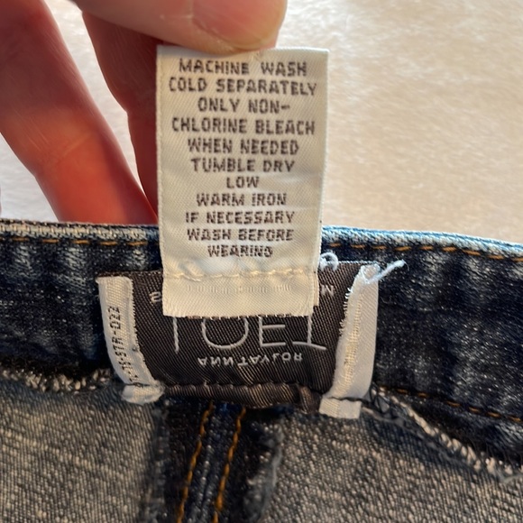 Ann Taylor Loft Stretch Denim Mini Skirt With Hidden Pockets & Pleats Size 8 - Picture 8 of 8